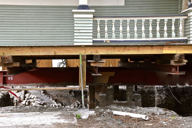 Completed Foundation Leveling